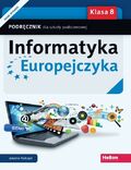 Okładka książki Informatyka Europejczyka. Podręcznik dla szkoły podstawowej. Klasa 8 (Wydanie II)