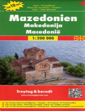 Macedonia. Mapa Freytag & Berndt / 1:200 000 Macedonia. Mapa Freytag & Berndt / 1:200 000