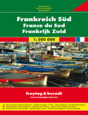 Francja Południowa mapa 1:500 000 Freytag & Berndt Francja Południowa mapa 1:500 000 Freytag & Berndt