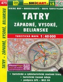Tatry - západné, Vysoké, Belianské, 1:40 000 Tatry - západné, Vysoké, Belianské, 1:40 000