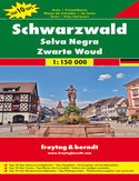 Schwarzwald. Mapa Freytag & Berndt 1:150 000 Schwarzwald. Mapa Freytag & Berndt 1:150 000