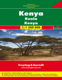 Kenia. Mapa samochodowa Kenia. Mapa samochodowa