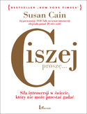 Ciszej, proszę Susan Cain - okładka książki