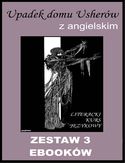 3 ebooki: Upadek domu Usherów z angielskim. Literacki kurs językowy Edgar Allan Poe, Marta Owczarek - okładka książki