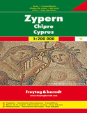 Cypr mapa 1:200 000 Freytag & Berndt Cypr mapa 1:200 000 Freytag & Berndt