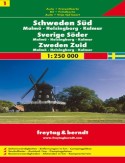 Szwecja Południowa (cz.1). Mapa Freytag & Berndt 1:250 000 Szwecja Południowa (cz.1). Mapa Freytag & Berndt 1:250 000