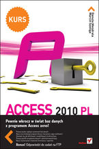 Okładka - Access 2010 PL. Kurs - Danuta Mendrala, Marcin Szeliga