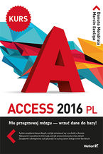 Okładka - Access 2016 PL. Kurs - Danuta Mendrala, Marcin Szeliga