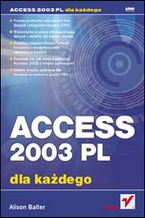Okładka - Access 2003 PL dla każdego - Alison Balter