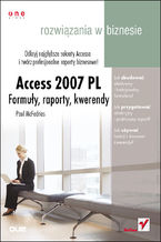 Okładka - Access 2007 PL. Formuły, raporty, kwerendy. Rozwiązania w biznesie - Paul McFedries