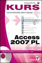Okładka - Access 2007 PL. Kurs - Danuta Mendrala, Marcin Szeliga