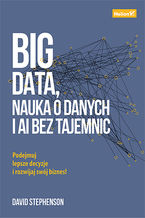 Okadka - Big data, nauka o danych i AI bez tajemnic. Podejmuj lepsze decyzje i rozwijaj swj biznes! - David Stephenson