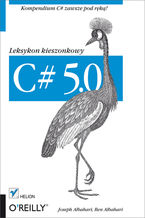 Okładka książki C# 5.0. Leksykon kieszonkowy. Wydanie III