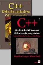 Okładka - C++. Biblioteka standardowa. Podręcznik programisty, C++. Biblioteka IOStreams i lokalizacja programów - Nicolai M. Josuttis,  Angelika Langer, Klaus Kreft