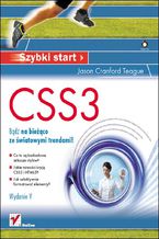 Okładka - CSS3. Szybki start. Wydanie V - Jason Cranford Teague