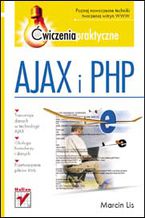 Okładka - AJAX i PHP. Ćwiczenia praktyczne - Marcin Lis