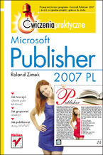Okładka książki Microsoft Publisher 2007 PL. Ćwiczenia praktyczne