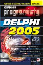 Okładka - Delphi 2005. Kompendium programisty - Adam Boduch