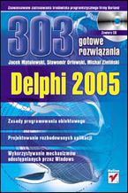 Okładka książki Delphi 2005. 303 gotowe rozwiązania