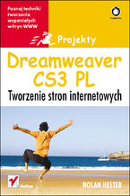 Okładka - Dreamweaver CS3. Tworzenie stron internetowych. Projekty - Nolan Hester