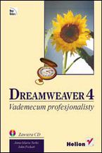 Okładka książki Dreamweaver 4. Vademecum profesjonalisty