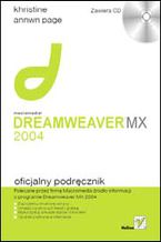 Okładka - Macromedia Dreamweaver MX 2004. Oficjalny podręcznik - Khristine Annwn Page