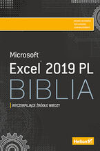 Okładka książki Excel 2019 PL. Biblia