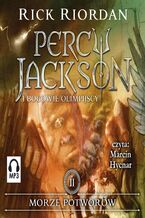 Okadka ksiki Morze Potworw. Tom II serii Percy Jackson i Bogowie Olimpijscy