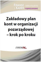 Okładka - Zakładowy plan kont w organizacji pozarządowej - krok po kroku - Krystyna Dąbrowska