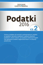 Okładka - Podatki 2016 cz. 2 - Tomasz Krywan