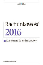 Okładka - Rachunkowość 2016 - Katarzyna Trzpioła