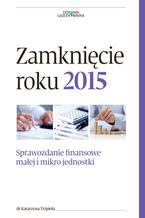 Okładka - Zamknięcie roku 2015 - Katarzyna Trzpioła