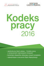 Okładka - Kodeks pracy 2016 - Sławomir Paruch, Robert Stępień