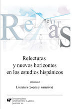 Okadka ksiki Relecturas y nuevos horizontes en los estudios hispnicos. Vol. 1: Literatura (poesa y narrativa)