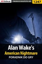 Okadka ksiki Alan Wake's American Nightmare - poradnik do gry