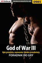 Okadka ksiki God of War III - opis przejcia, wyzwania, boskie przedmioty