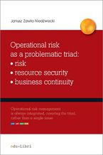 Okładka - Operational risk as a problematic triad: risk - resource security - business continuity - Janusz Zawiła-Niedźwiecki