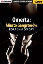 Okładka - Omerta: Miasto Gangsterów - poradnik do gry - Asmodeusz