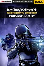 Okadka ksiki Tom Clancy's Splinter Cell: Pandora Tomorrow - Single Player - poradnik do gry