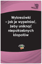 Okładka - Wykresówki - jak je wypełniać, żeby uniknąć niepotrzebnych kłopotów - Jakub Wolański