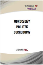 Okładka - Odroczony podatek dochodowy - Katarzyna Trzpioła