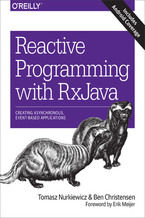 Okładka książki Reactive Programming with RxJava. Creating Asynchronous, Event-Based Applications