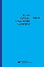 Okadka ksiki Studia Politicae Universitatis Silesiensis. T. 15