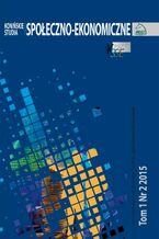 Okładka - Konińskie Studia Społeczno-Ekonomiczne Tom 1 Nr 2 2015 - Jakub Bartoszewski