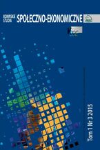 Okładka - Konińskie Studia Społeczno-Ekonomiczne Tom 1 Nr 3 2015 - Jakub Bartoszewski