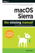 Okładka - macOS Sierra: The Missing Manual. The book that should have been in the box - David Pogue