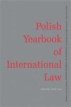 Okładka - 2015 Polish Yearbook of International Law vol. XXXV - Władysław Czapliński, Karolina Wierczyńska, Łukasz Gruszczyński