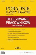 Okładka - Delegowanie pracowników  po zmianach - Mariusz Makowski