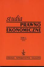Okadka ksiki Studia Prawno-Ekonomiczne t. 100