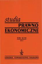 Okadka ksiki Studia Prawno-Ekonomiczne t. 97